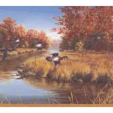 Duck Season in Now Open Wallpaper Border