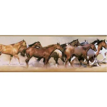 Wild Horses Wallpaper Border