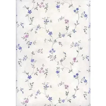 Textured Lilac and Rose Flower Wallpaper