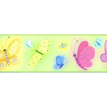Flying Butterflies Wallpaper Border