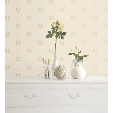 IM36411 Allover Scroll Emboss Wallpaper Light Beige Silk Impressions 2 Norwall Wallcovering