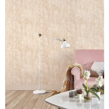 IM36432 In-register Plaster Effect Wallpaper Pink, Metallic Gold Silk Impressions 2 Norwall Wallcovering