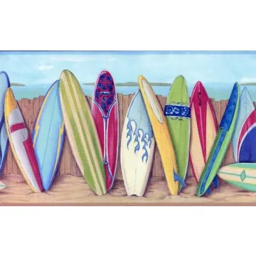 Surf Party Wallpaper Border