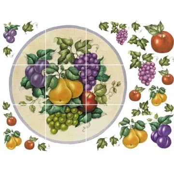 Do It Yourself Fancy Fruit Plate IdeaStix Mural