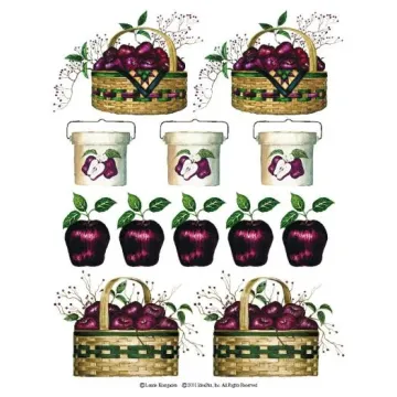 Apple Basket Wallpaper Cutouts
