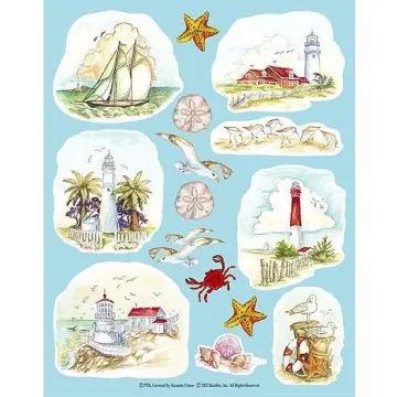 Seashore Wallpaper Cutouts