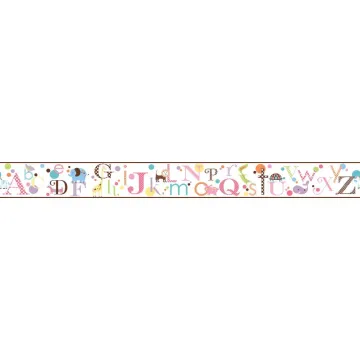 Friends Forever Alphabet Border