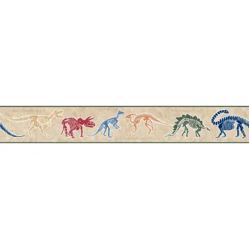 Friends Forever Dino Dig Dinosaur Border