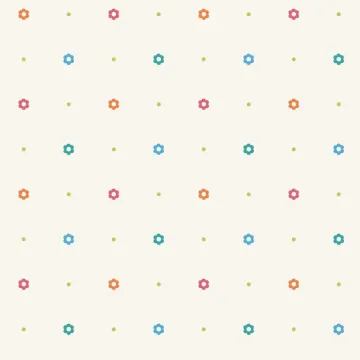 Friends Forever Dena Floral Dot Wallpaper