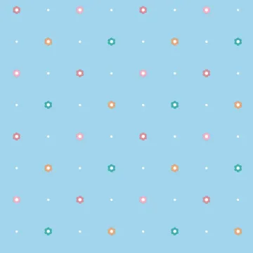 Friends Forever Dena Floral Dot Wallpaper