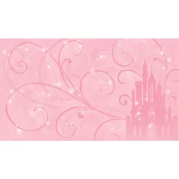 Walt Disney Kids Ii Princess Scroll Castle Mural