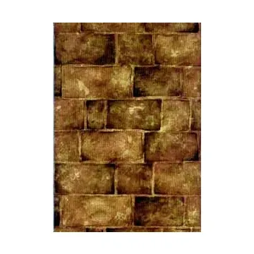 Brown and Red Brick Wallpaper- 1 roll left
