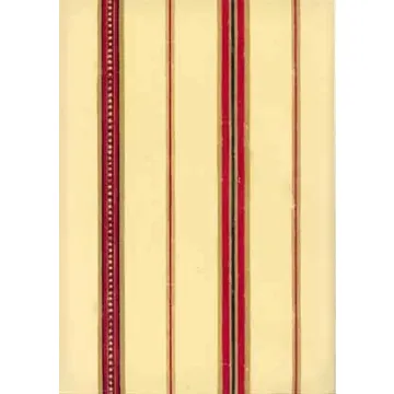 Tan and Red Stripe Wallpaper