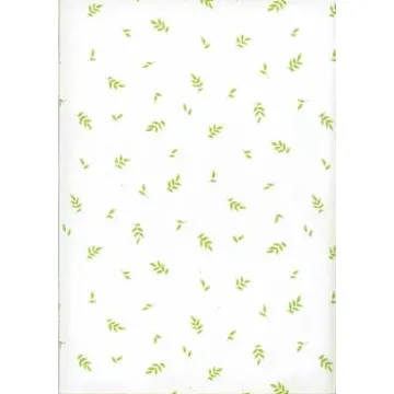 Textured Green Leaf Wallpaper