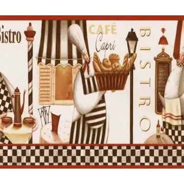 Italian Chef Wallpaper Border KB79722B