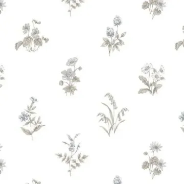 KE29934 Garden Spot Wallpaper Black, Tan Kitchen Elements Norwall Wallcovering
