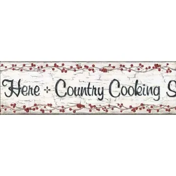 Country Cooking Wallpaper Border