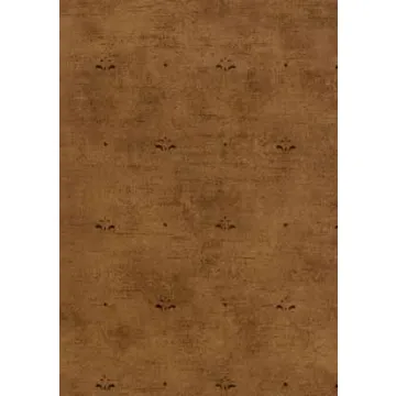 Small Print Brown Wallpaper