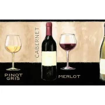 Taste of Wine Wallpaper Border