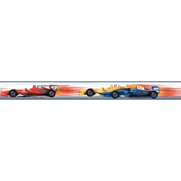 Cool Kids Race Car Border
