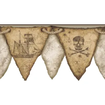 Cool Kids Pirates Pennant Border