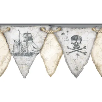 Cool Kids Pirates Pennant Border