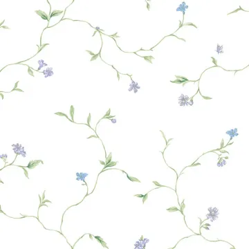 KV27403 Small Trail Wallpaper Purple, Blue, Green Kitchen Elements Norwall Wallcovering