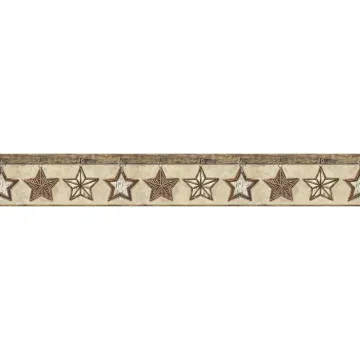 Lake Forest Lodge Twig Stars Border