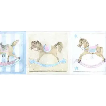 Rocking Horse Wallpaper Border