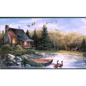 Hunters Retreat Wallpaper Border