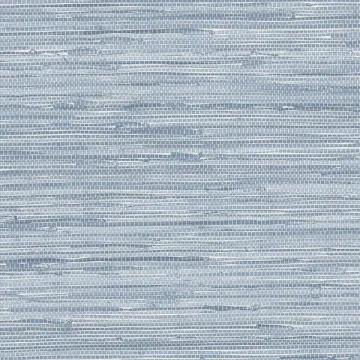PA34213 Grasscloth Wallpaper Blue Paradise Norwall Wallcovering