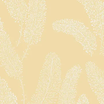 PA34251 Feather Wallpaper Yellow Paradise Norwall Wallcovering