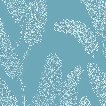 PA34255 Feather Wallpaper Aqua Paradise Norwall Wallcovering
