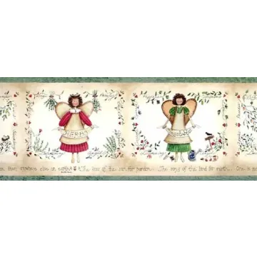 Green Angel Wallpaper Border