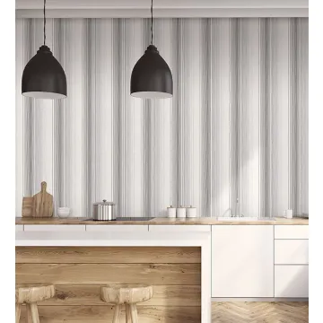 Random Stripe Wallpaper Black, Grey, Pepper ST36921