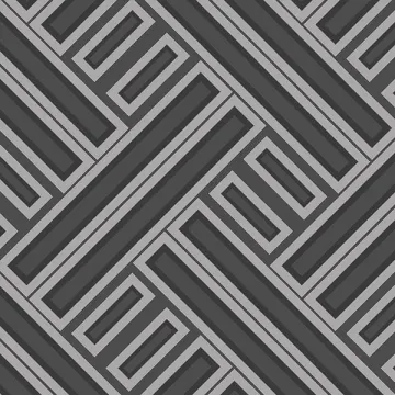 Rectangles Wallpaper Black, Ebony, Metallic Silver GX37603