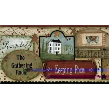 Country Charm Wallpaper Border