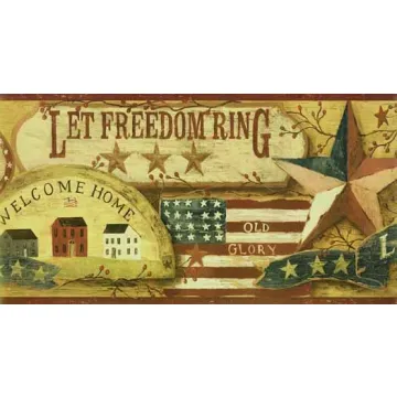 Country Saying Wallpaper Border