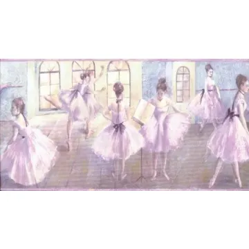 Antique Ballerina Wallpaper Border