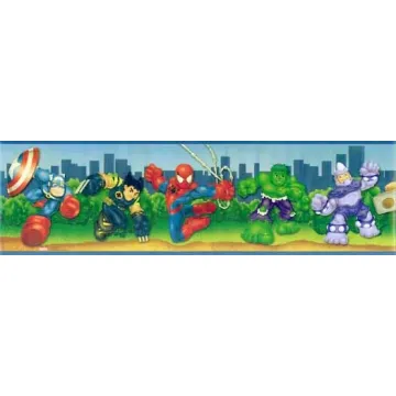 Spiderman Self Adhesive Wallpaper Border