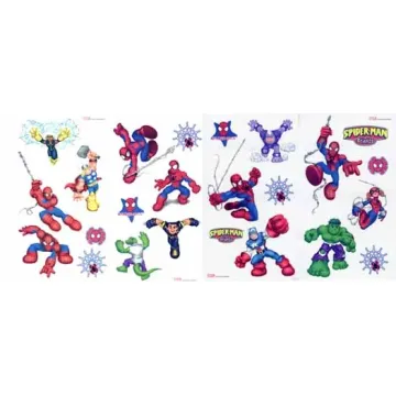 Spiderman Peel and Stick Cutouts