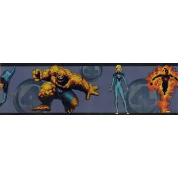 Fantastic Four Wallpaper Border