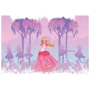 Barbie in the 12 Peel and Stick Mural RMK1085GM