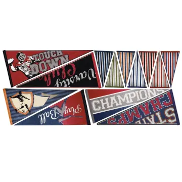 Cool Kids Varsity Pennants Giant Mural