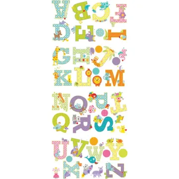 Animal Alphabet Wall Decal Stickers - RoomMates