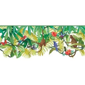 Up In The Treetops Jungle Wallpaper Border SB7706BD 