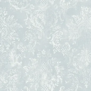 SD36103 Canvas Damask Wallpaper Aqua, White Stripes & Damasks 3 Norwall Wallcovering