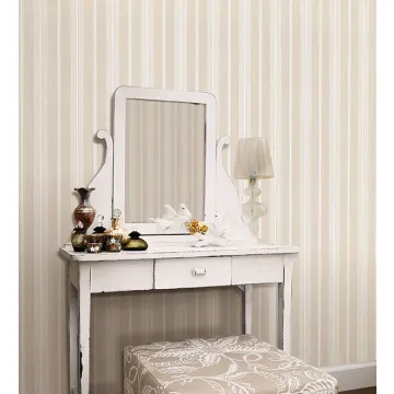 SD36113 Cushion Stripe Wallpaper Beige Stripes & Damasks 3 Norwall Wallcovering