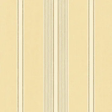 SD36115 Cushion Stripe Wallpaper Yellow, Metallic Gold, Cream Stripes & Damasks 3 Norwall Wallcovering