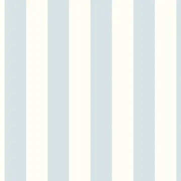 SD36126 1.25" Regency Stripe Wallpaper Blue, Pearl Stripes & Damasks 3 Norwall Wallcovering